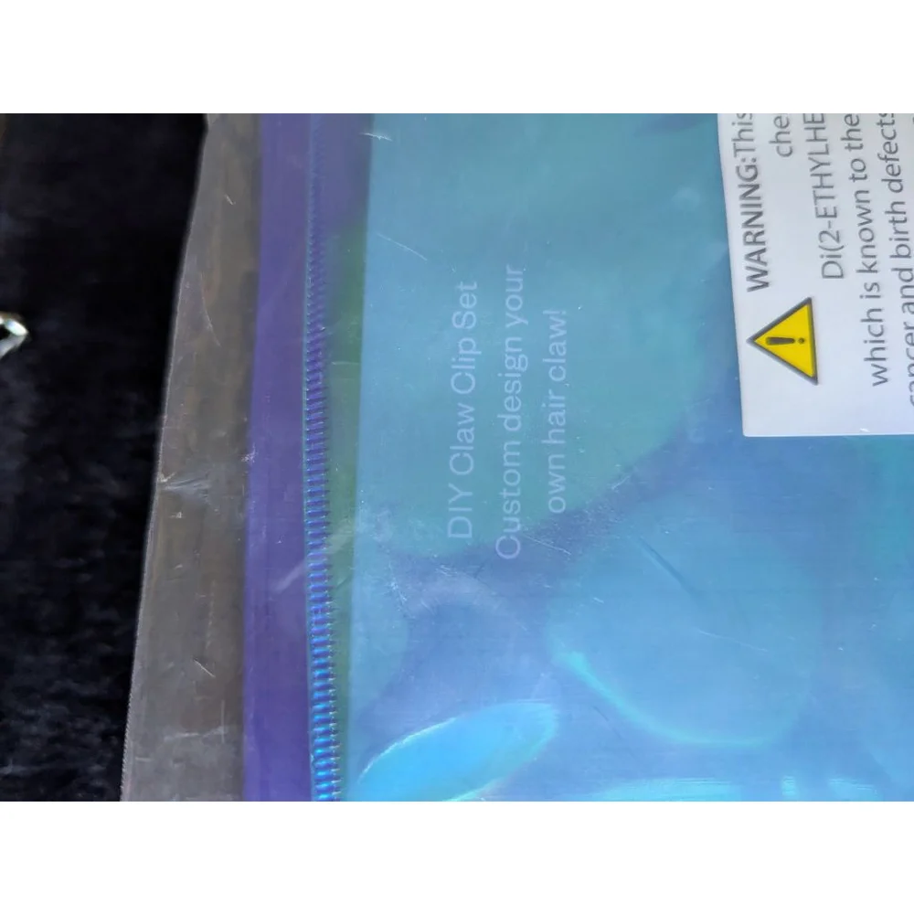 NWT Blue Hair Clip DIY Set